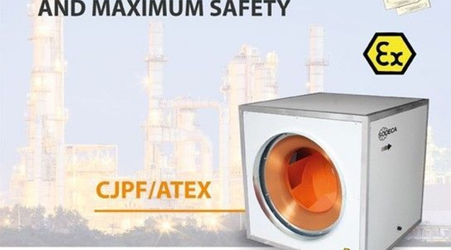 РІШЕННЯ &quot;SODECA&quot; ЗІ ЗБІЛЬШЕНОЮ ВИТРАТОЮ ПОВІТРЯ (ATEX)
