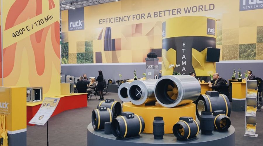 RUCK VENTILATOREN ТА SODECA НА ВИСТАВЦІ ISH-2019